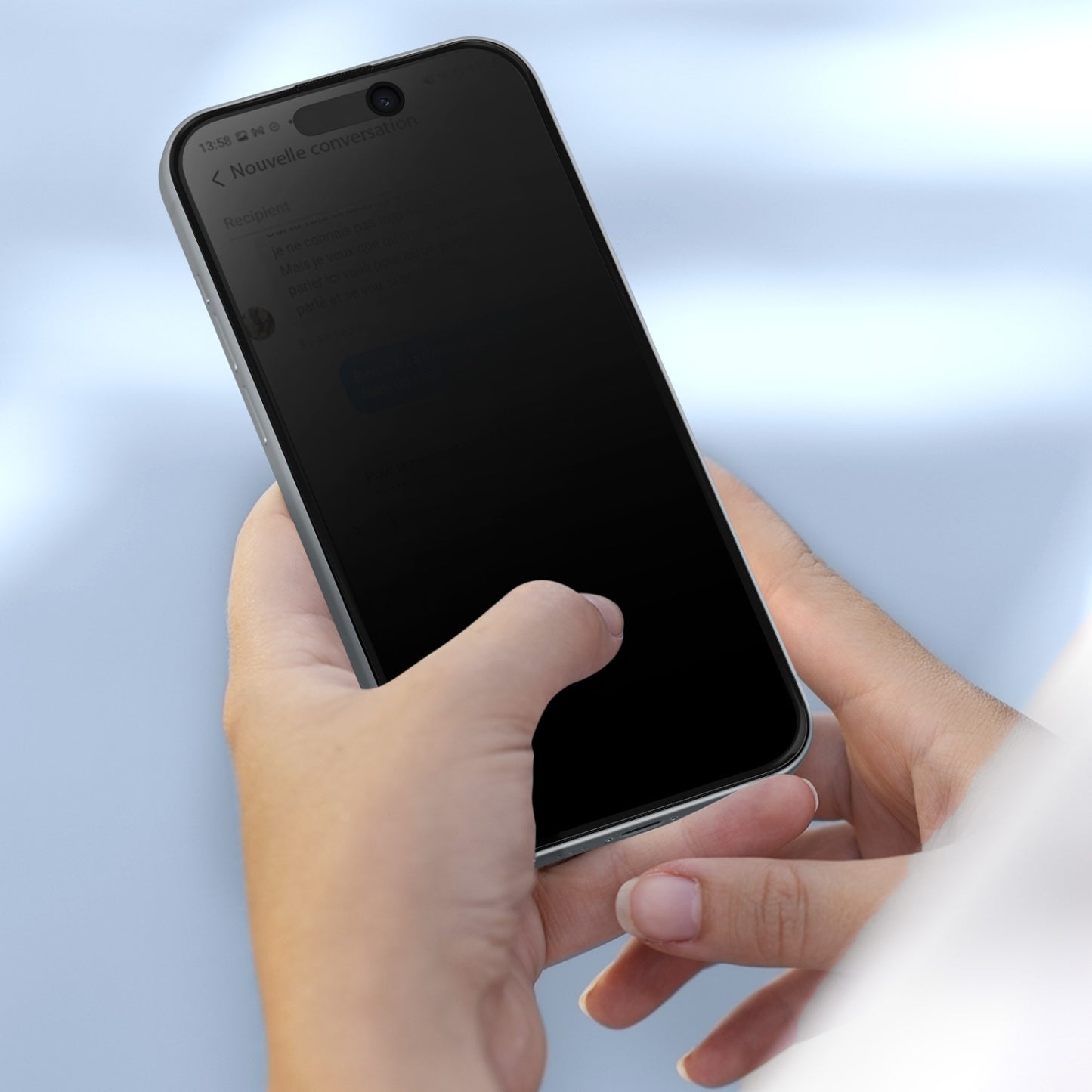 Protection d’écran anti-espion pour iPhone