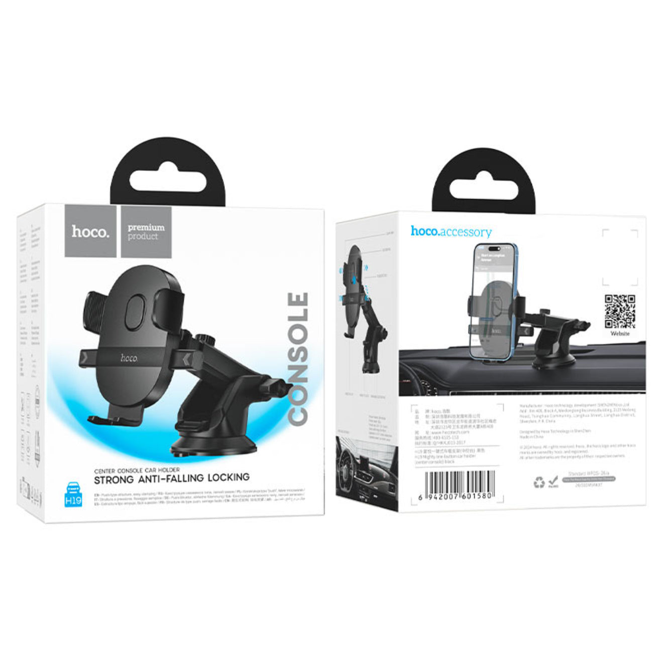 Support ventouse téléphone pour voiture 360