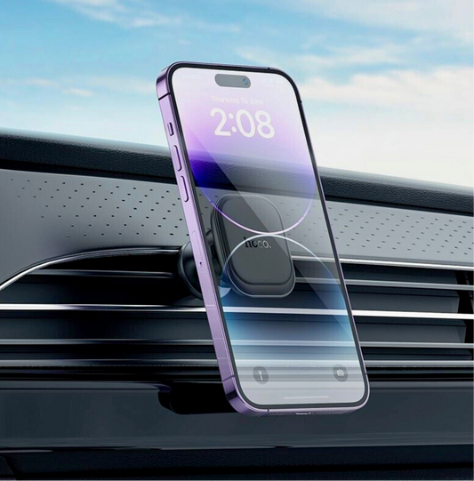 Support magnétique téléphone pour voiture sur grille d’aération