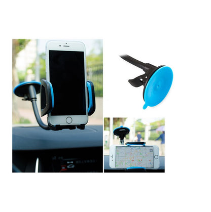 Support ventouse téléphone pour voiture flexible