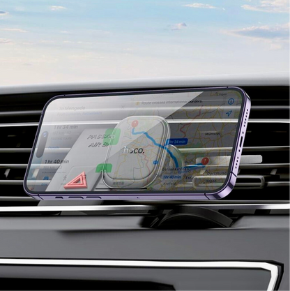 Support magnétique téléphone pour voiture sur grille d’aération